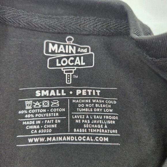 MAIN & LOCAL STRAIGHT OUTTA CANDY MEN'S SMALL GRAPHIC PRINT HALLOWEEN T SHIRT - Picture 2 of 5